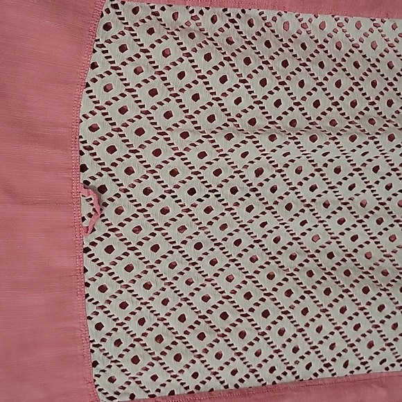 Free People Heather Red Button-Up Blouse, Size Medium - Picture 6 of 9